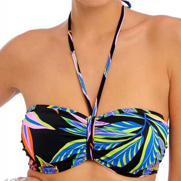 Freya Women's Desert Disco Underwire Bandeau Bikini Top- Size 34DD- New! - Picture 13 of 14